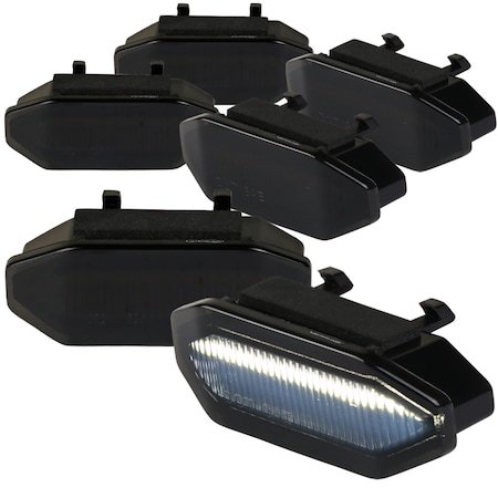 Spec-D Tuning 15-17 Ford Mustang Front Grille Light- Smoked LED-MST15GLEDG6-VS